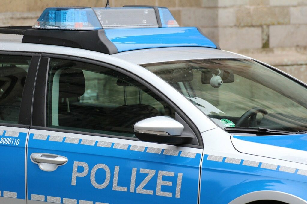 Ein Polizeiauto als Symbolbild