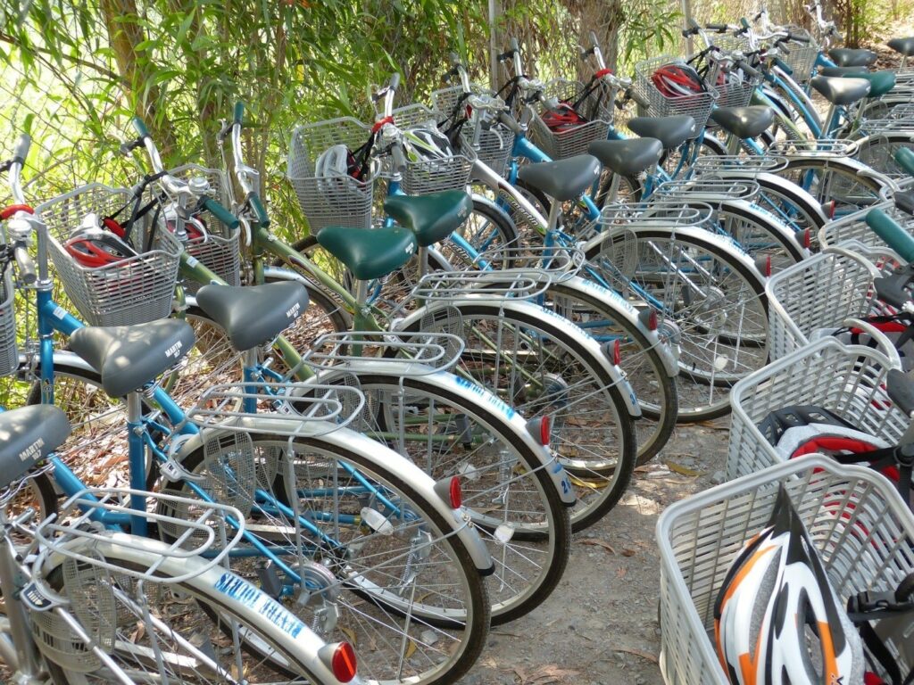 Viele Fahrräder