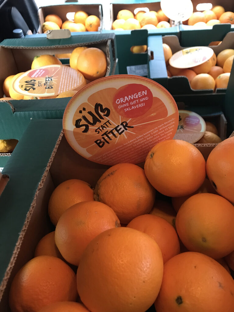 faire Orangen