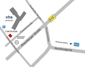 Anfahrt zur Küche Kamp-Lintfort
