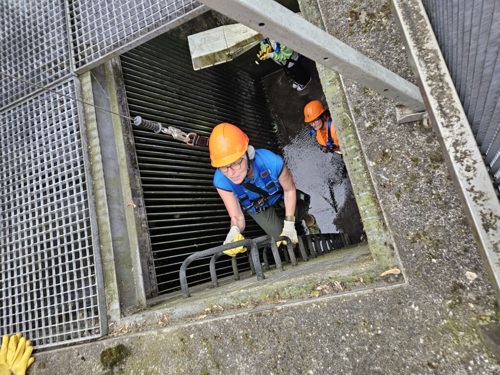 Kanalführung in Moers