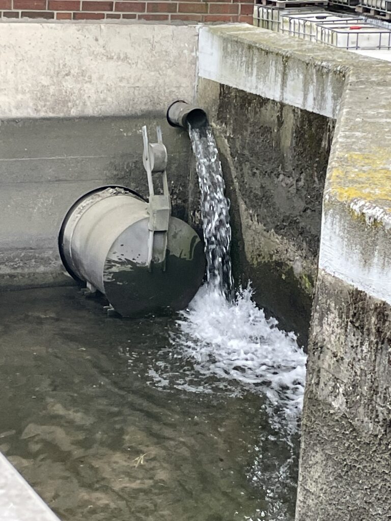 Kanalführung in Moers