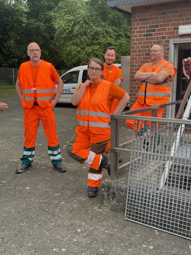 Kanalführung in Moers