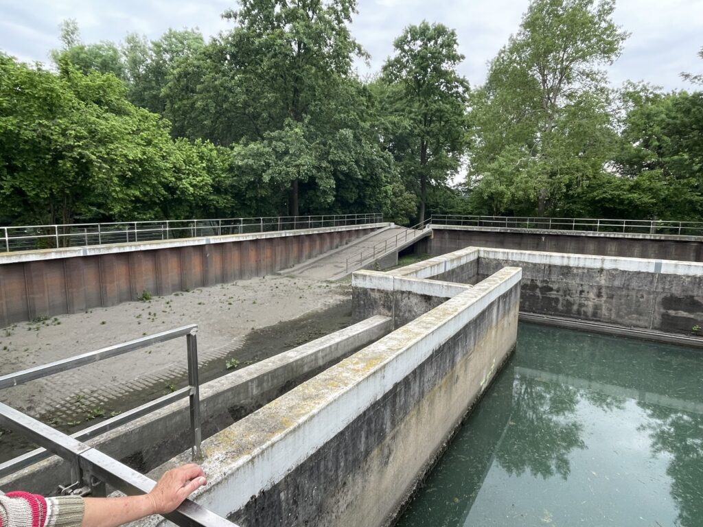 Kanalführung in Moers