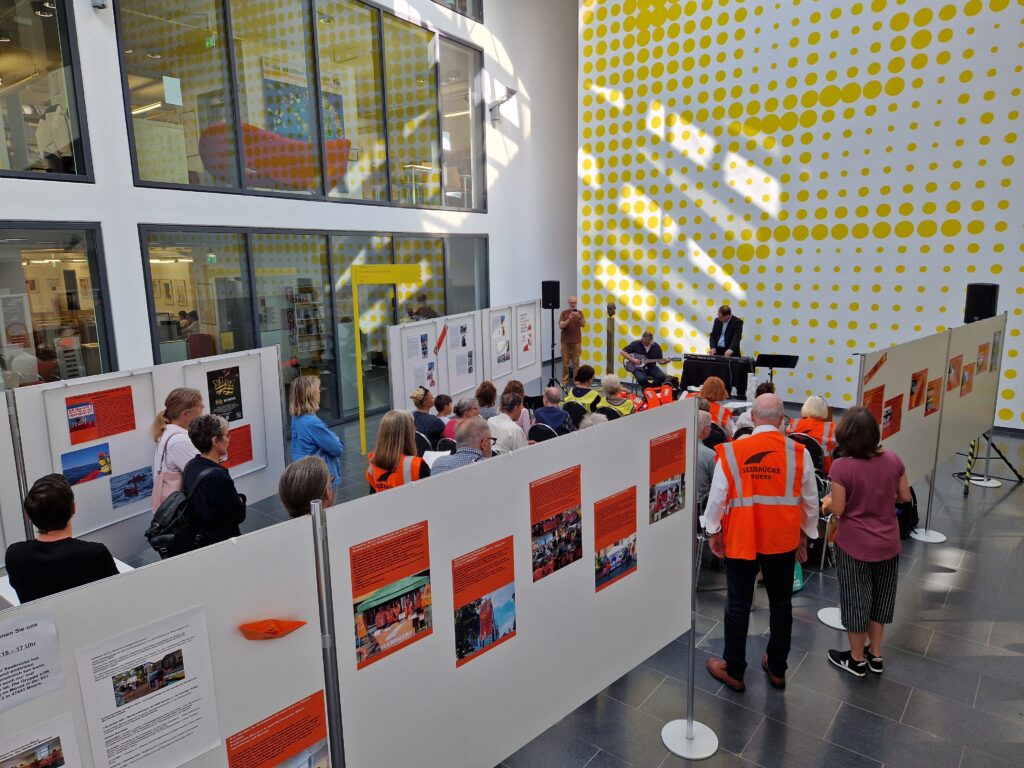 Eröffnung der Ausstellung Flucht über das Mittelmeer