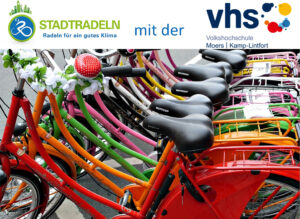 Viele bunte Fahrräder