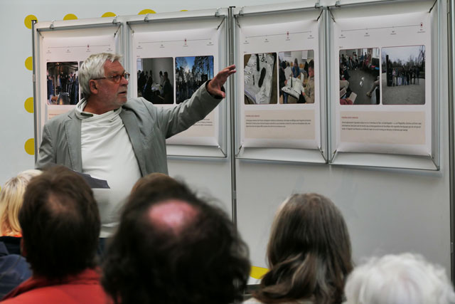 Stefan Ott-Bach eröffnet die Ausstellung